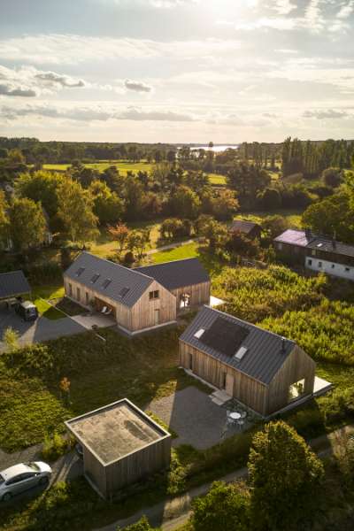 Tranquility settles under the steel roof on this idyllic nature site, Fischerstraße 11d, 14778 Päwesin, Germany
